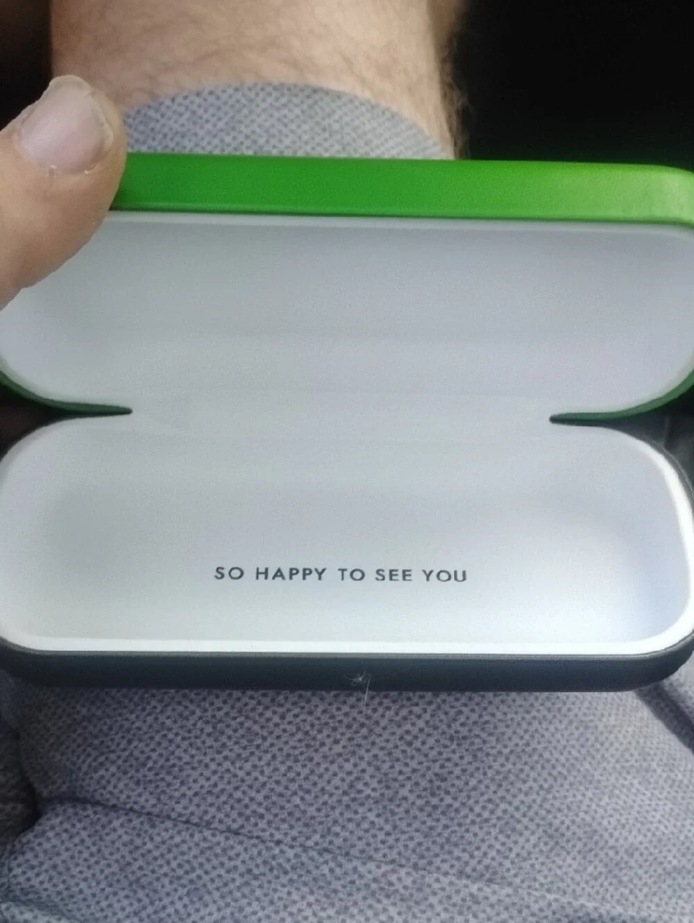 kate spade Bright Green Hard Eyewear Case